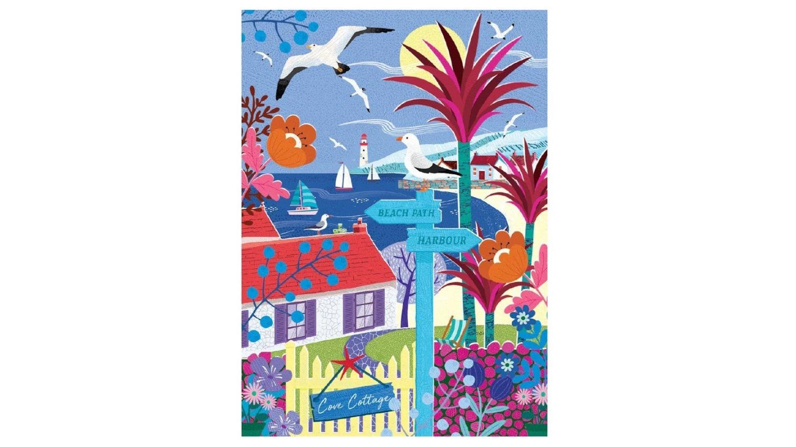 Holdson While Sun Shines Cove Cottage Puzzle 