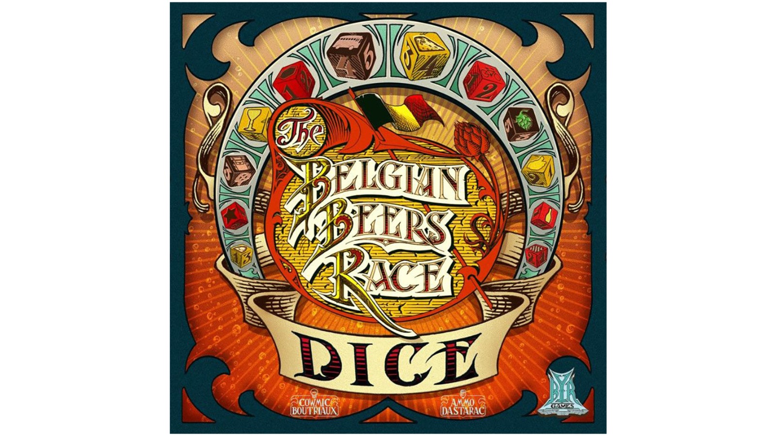 Grand Gamers Guild Belgian Beers Race Dice