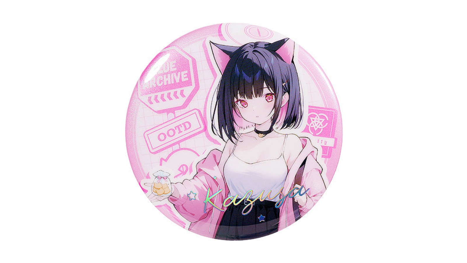 Good Smile Company Holiday Saunter Series Kazusa Badge - 7.5cm