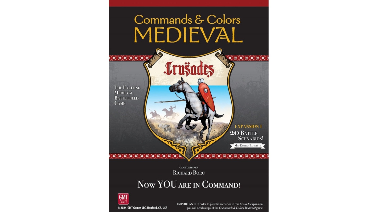GMT Expansion 1 Commands and Colors Medieval Battle Game