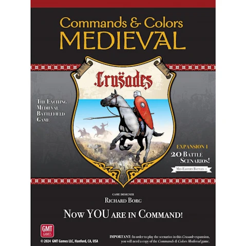 GMT Expansion 1 Commands and Colors Medieval Battle Game