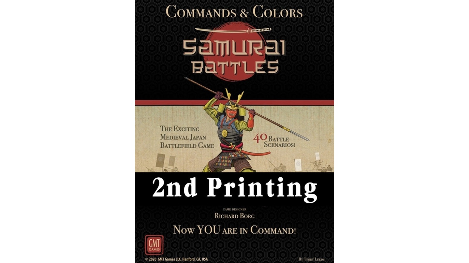 GMT 2nd Printing Commands and Colors Samurai Battle Game