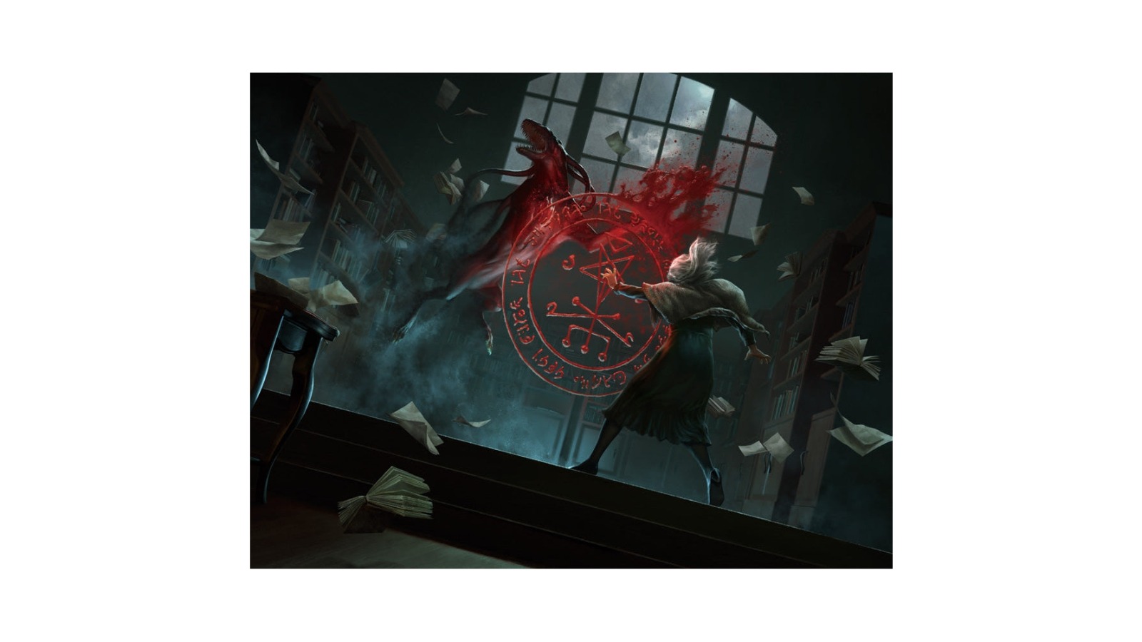 Gamegenic Arkham Blood Ward Horror Game Mat