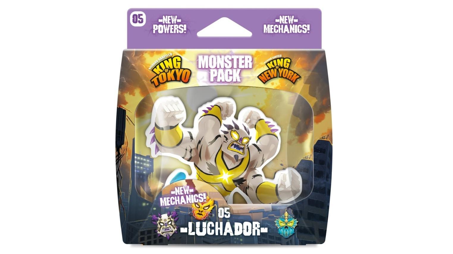 IELLO King of Tokyo Luchador Monster Pack Game