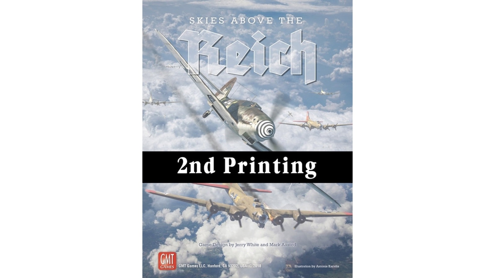 GMT 2nd Printing Skies Above the Reich Game