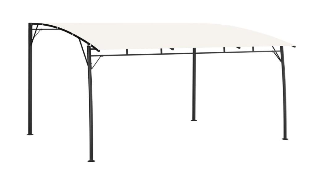 vidaXL 4 x 3 x 2.55m Garden Sunshade Awning - Cream