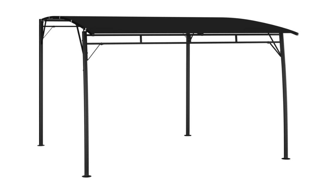 vidaXL 3 x 3 x 2.55m Garden Sunshade Awning - Anthracite