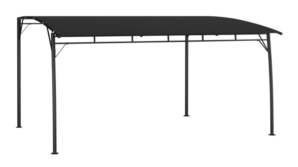 vidaXL 4 x 3 x 2.55m Garden Sunshade Awning - Anthracite