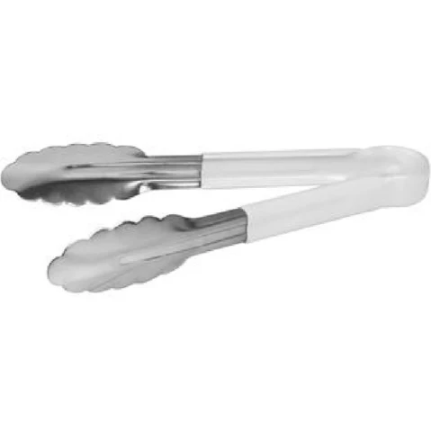 Trenton 23cm Colour Coded Tongs - White