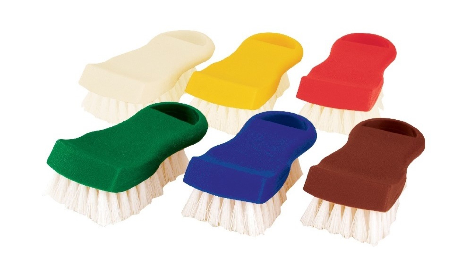 Trenton Colour Coded Scrubbing Brush - Set of 6