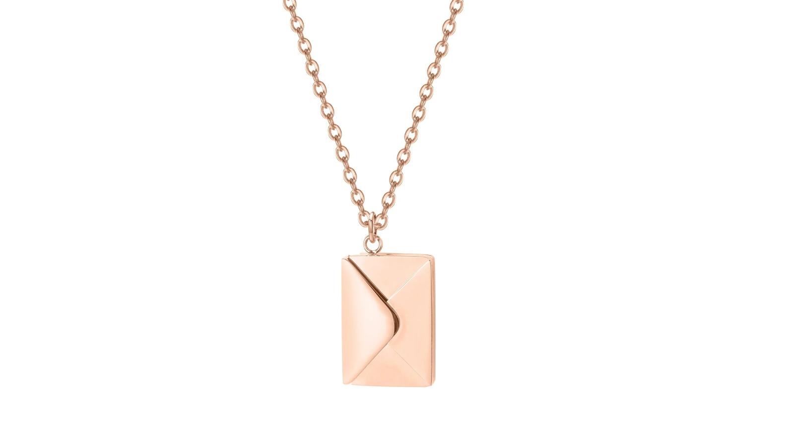 NNEOBA Stainless Steel Love Letter Envelope Necklace 