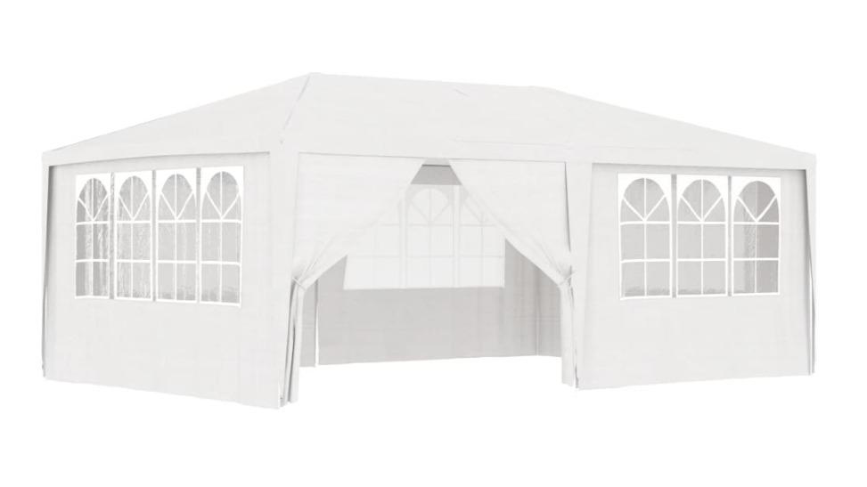 vidaXL 4 x 6 Metre Professional Party Tent with Side Walls - White