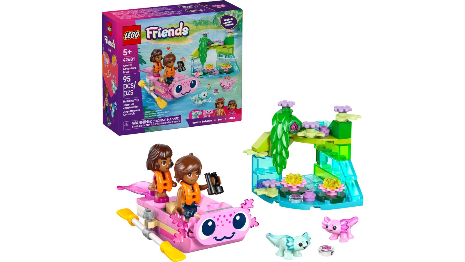 LEGO 42681 Friends Axolotl Adventure Boat