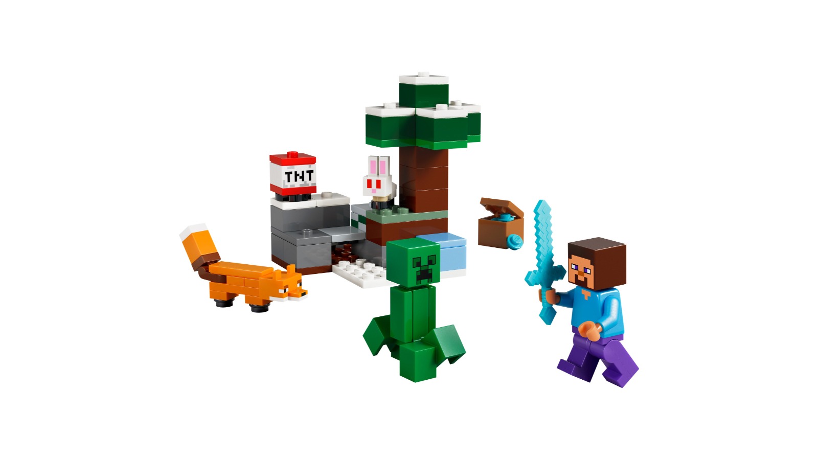LEGO 21583 Minecraft Steve's Taiga Adventure