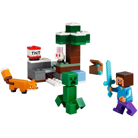 LEGO 21583 Minecraft Steve's Taiga Adventure