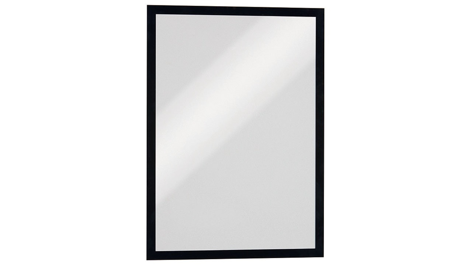 Durable Pack of 5 A4 Duraframe Magnetic Sign Holder - Black