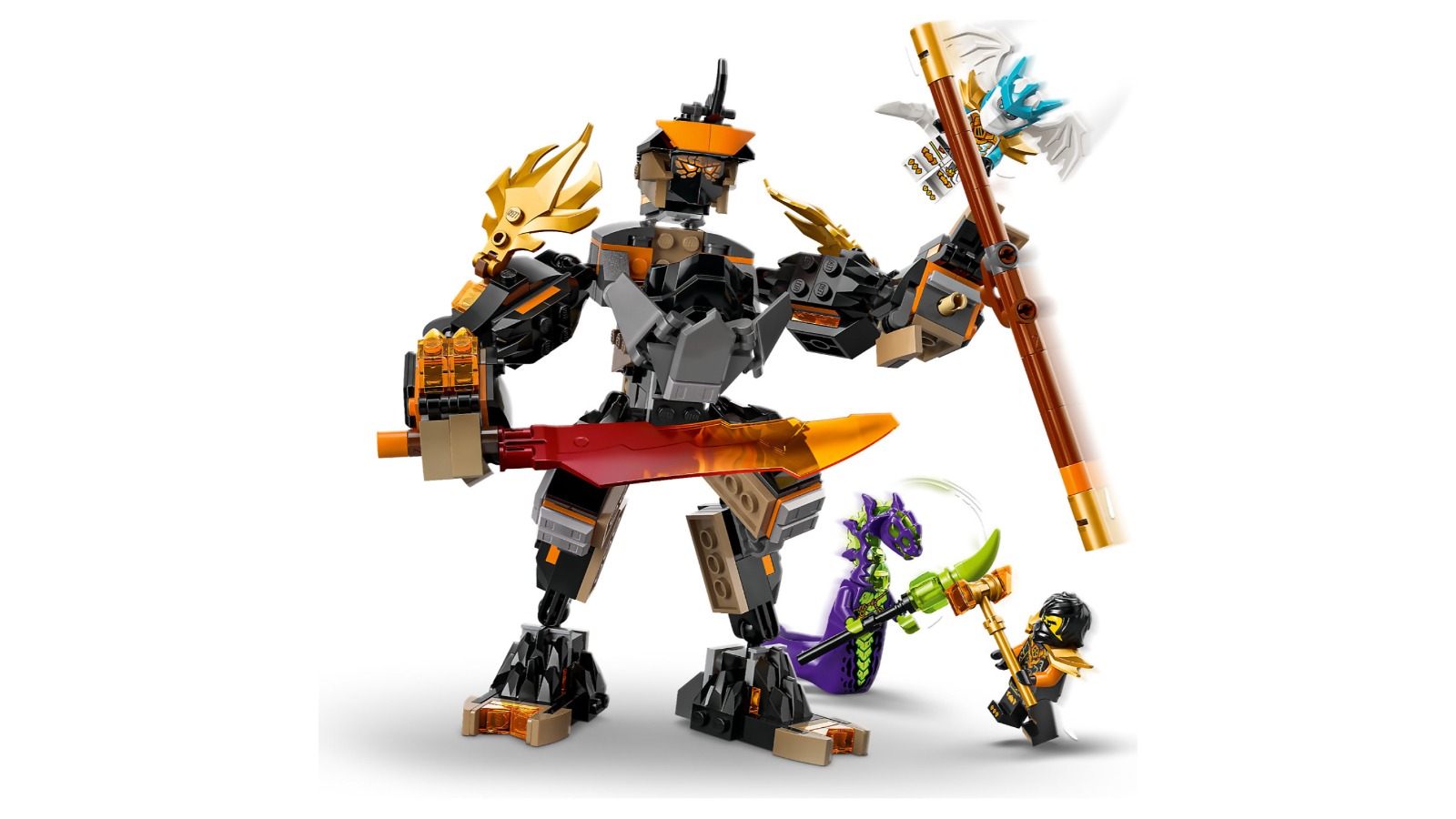 LEGO 71854 Ninjago Cole's Mission Mech and Dragon Zane