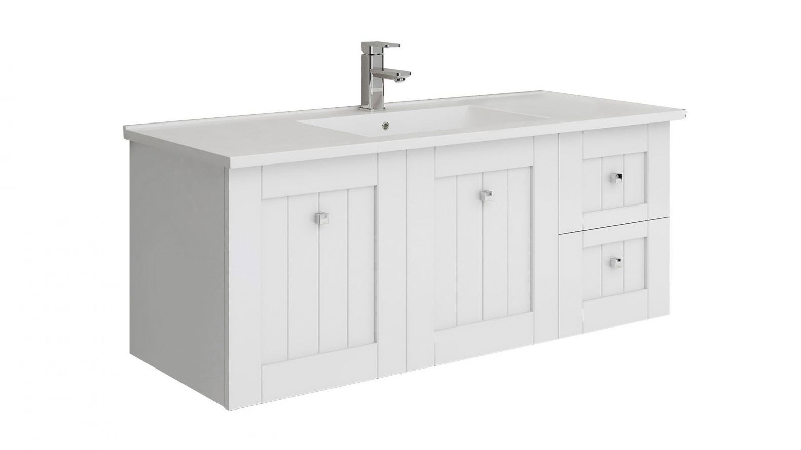 Timberline Norfolk 1200mm WallHung Vanity with Centre Bowl Alpha