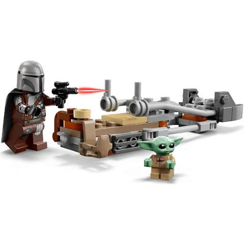 LEGO 75436 tar Wars The Mandalorian and Grogu's Speeder Bike