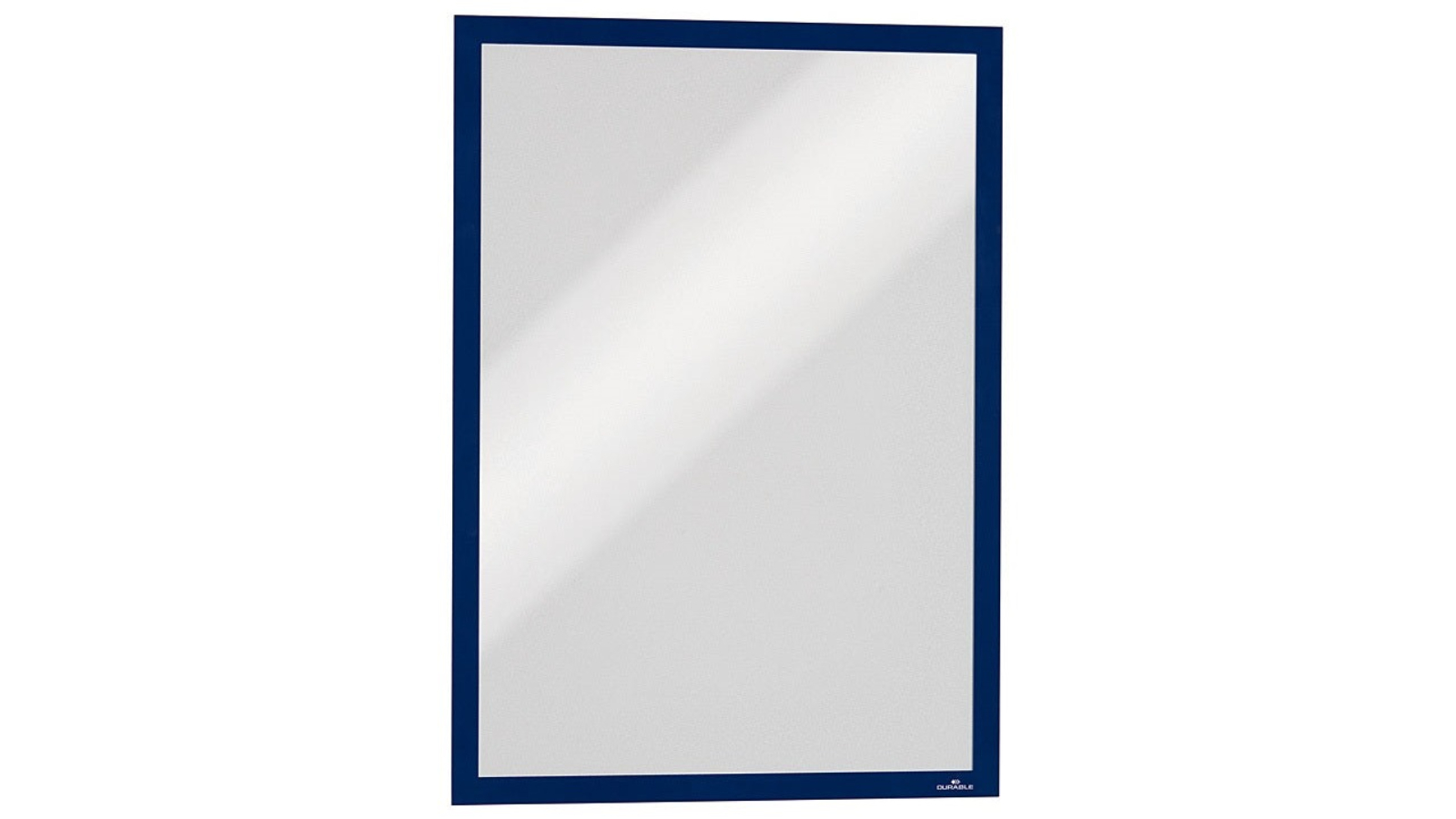 Durable Pack of 2 A3 Duraframe Self-Adhesive Sign Holder - Navy