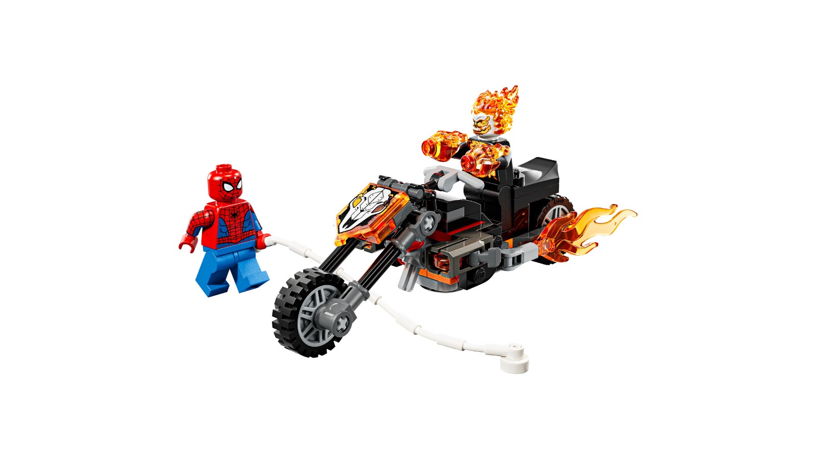 LEGO 76335 Marvel Super Heroes Spider-Man vs Ghost Rider Motorcycle