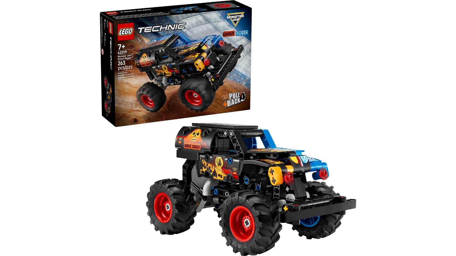 LEGO 42219 Technic Monster Jam Grave Digger Fire and Ice