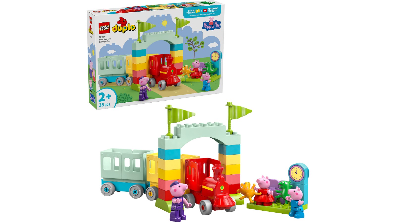 LEGO 10466 Duplo Peppa Pig Train Ride with Grandpa Pig