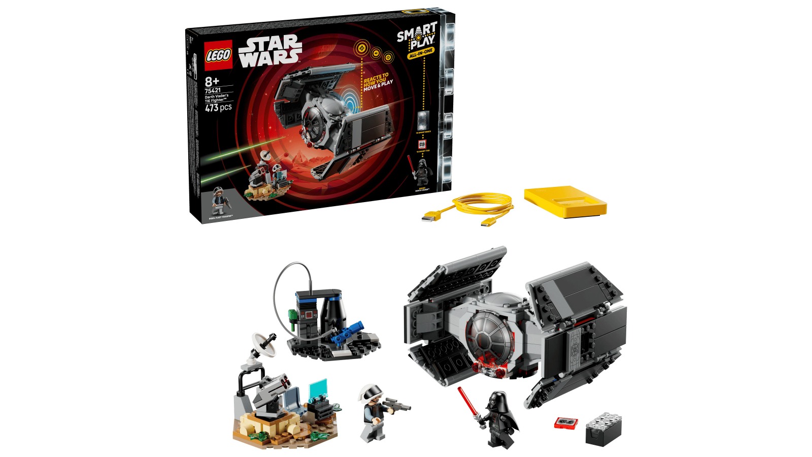 LEGO 75421 Star Wars Smart Play: Darth Vader's TIE Fighter