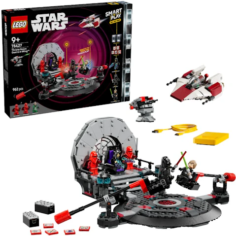 LEGO 75427 Star Wars Smart Play: Throne Room Duel and A-Wing