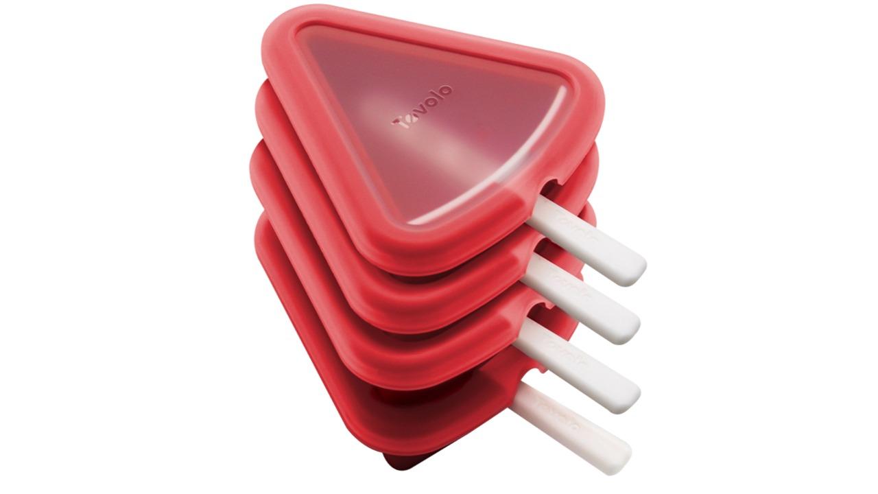 Tovolo Set of 4 Stackable Ice Pop Mould - Watermelon