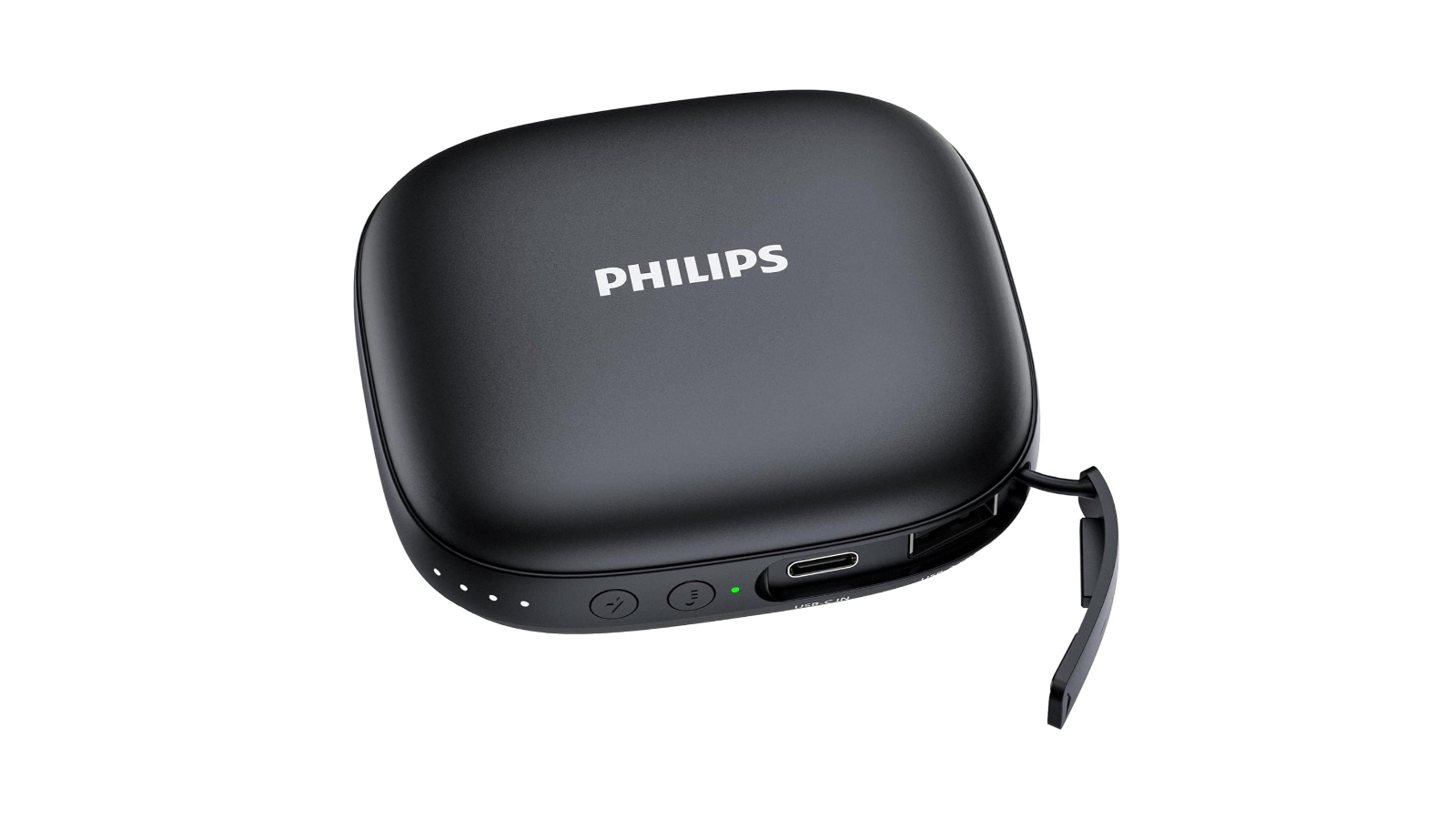 Philips 5200mAh Hand Warmer Power Bank - Black