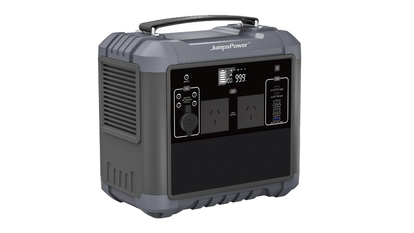 Jumpspower 1000W Portable Power Station 716Wh LED Light Battery Charger