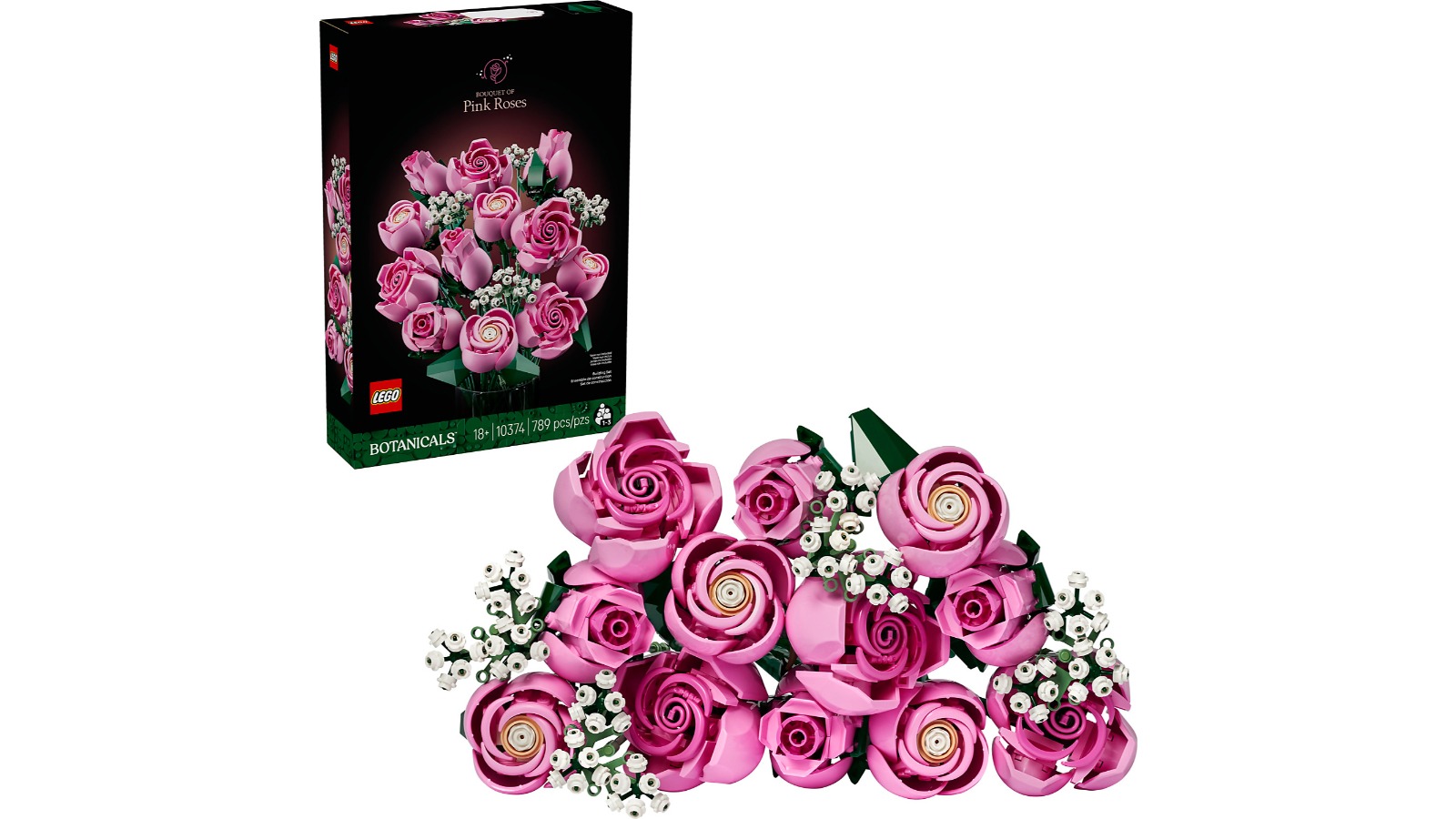LEGO 10374 Botanical Collection Bouquet of Pink Roses