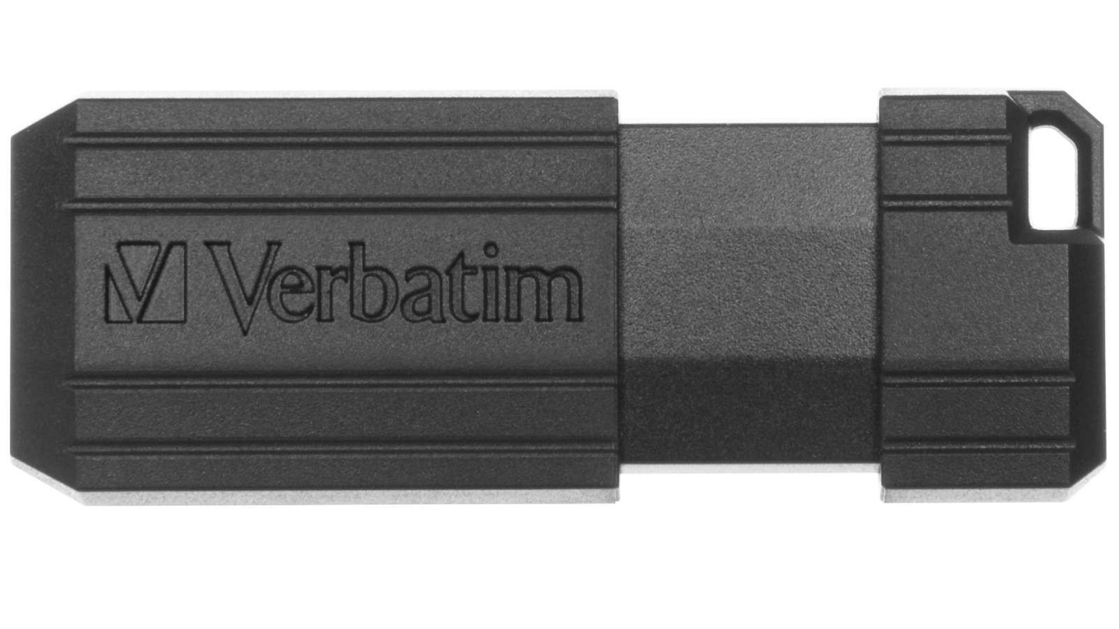 Verbatim PinStripe USB 2.0 Black Flash Drive - 16GB