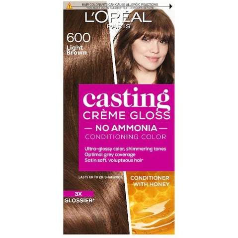 LO'real Paris Casting Creme Gloss Semi-Permanent Hair Colour - 600 Light Brown