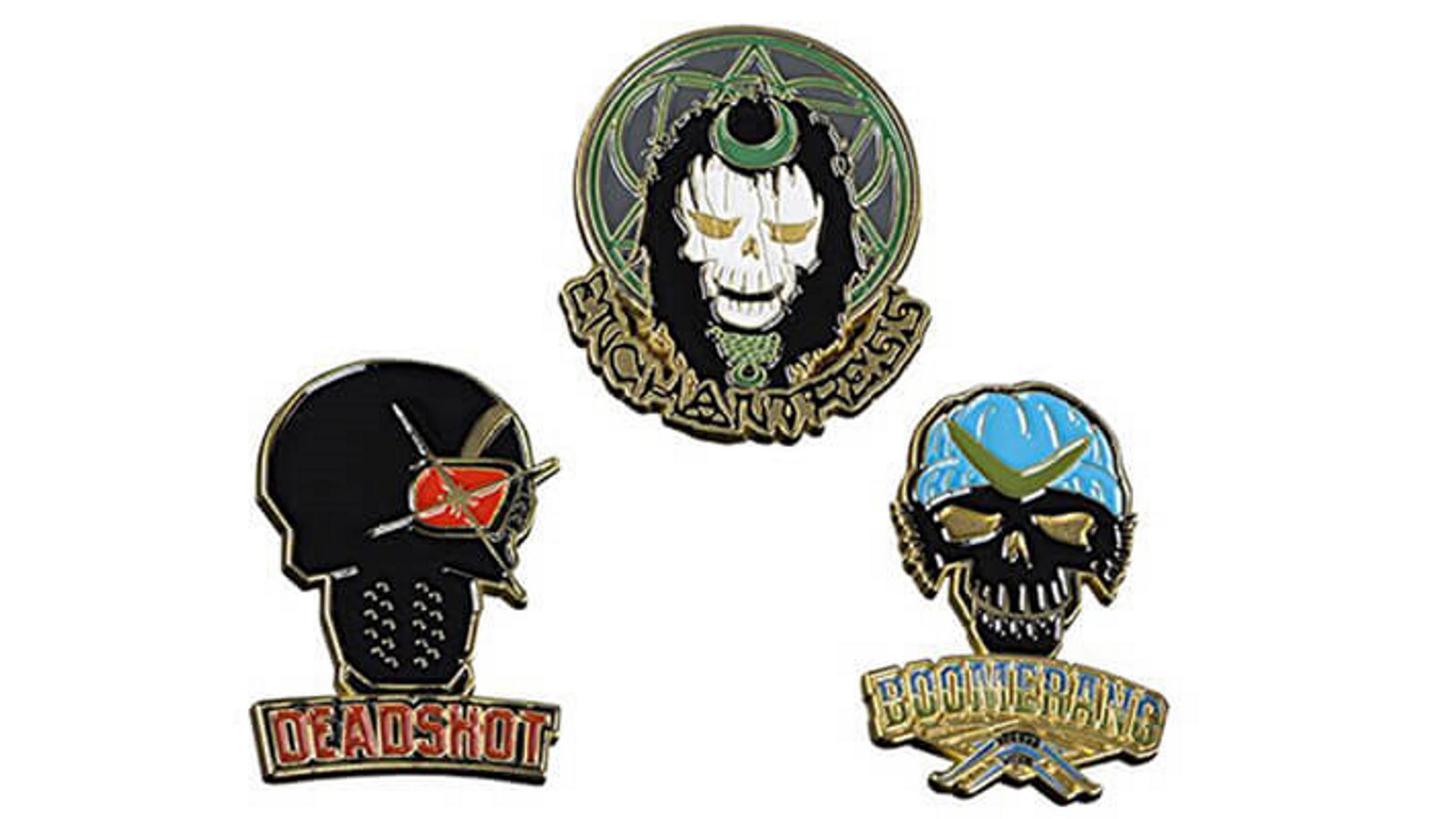LatestBuy Suicide Squad Lapel Pin Set - No 1