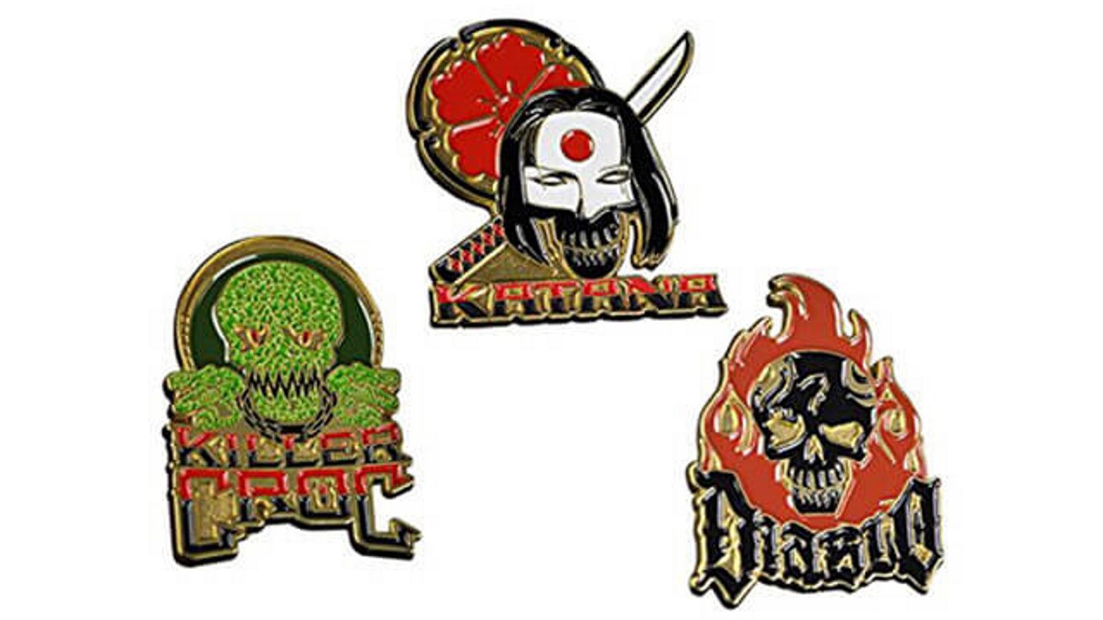 LatestBuy Suicide Squad Lapel Pin Set - No 2