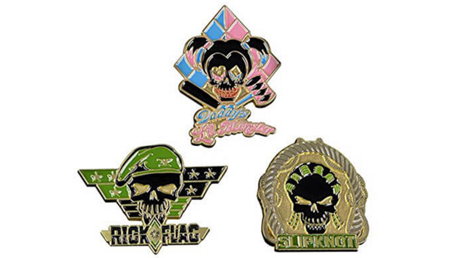LatestBuy Suicide Squad Lapel Pin Set - No 3