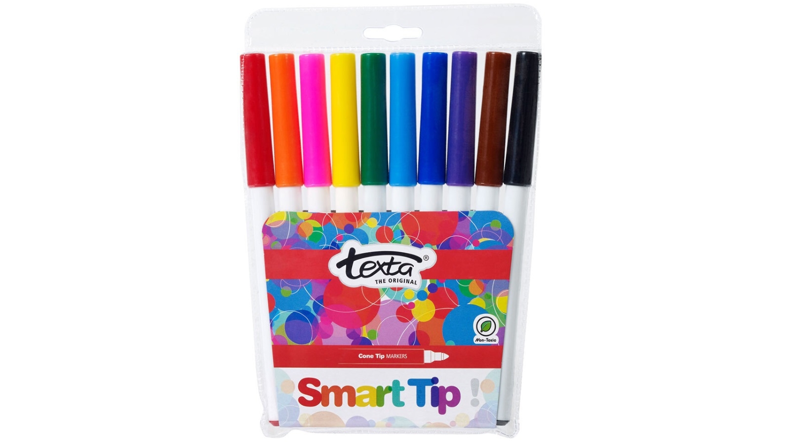 Texta 10-Piece The Original Smart Bullet Tip Markers
