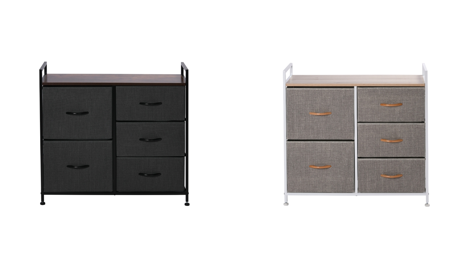 Sherwood Luna 5-Drawer Fabric Home Dresser