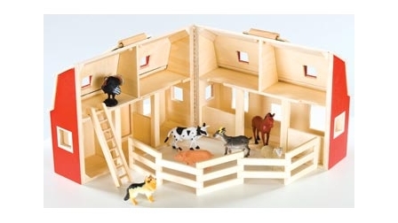 Melissa and Doug Fold And Go Barn Play Set Harvey Norman