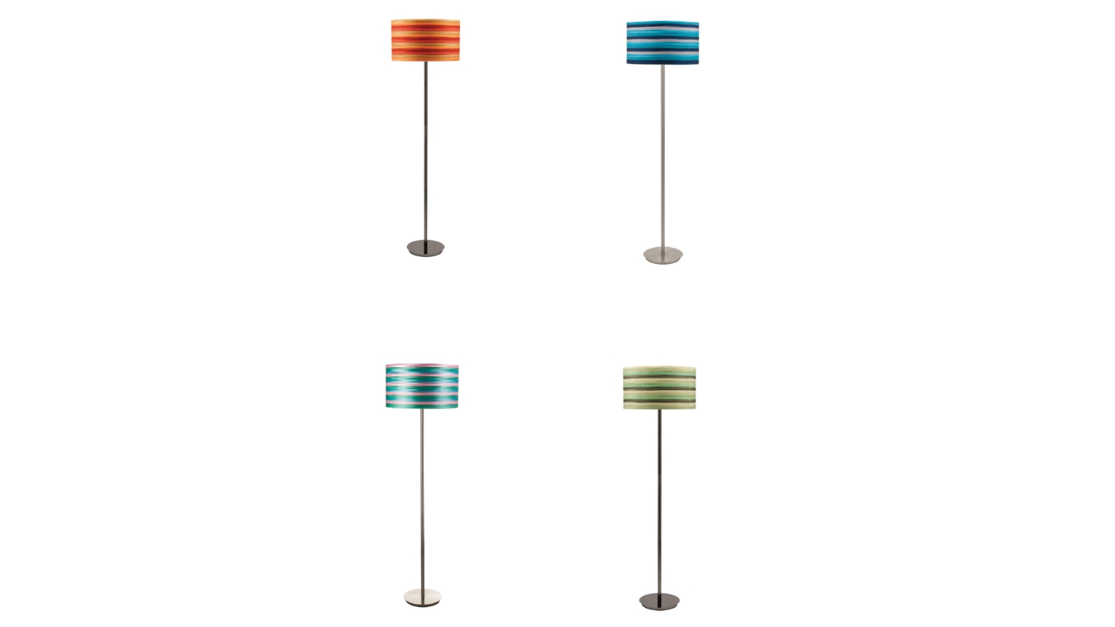 Brooklyn Lighting Project Striped Floor Lamp 