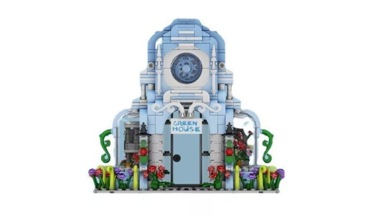 Mould King 16048 Building Blocks Aovatown Botanical Garden Toy