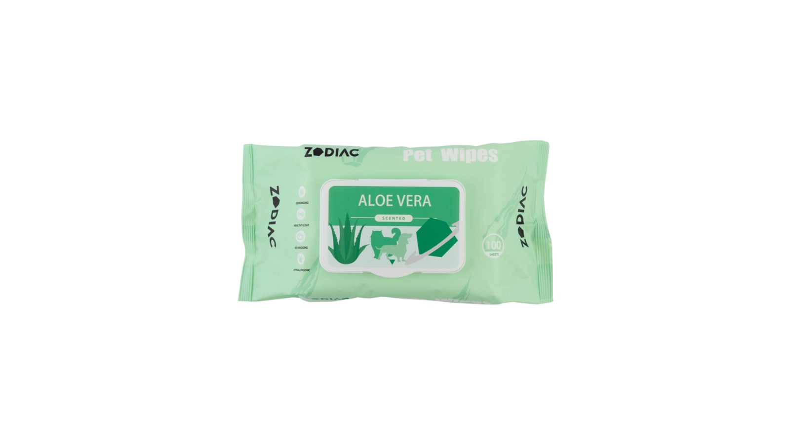 Zodiac Pet Wipes 100 Pack - Aloe Vera