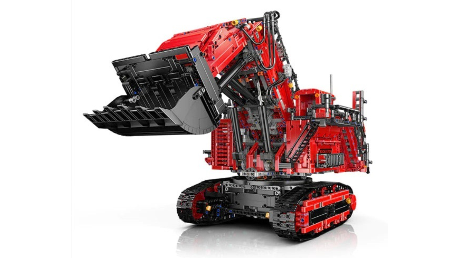 Mould King 4767 Piece 17071 Liebherr R 9800 Excavator with Motor