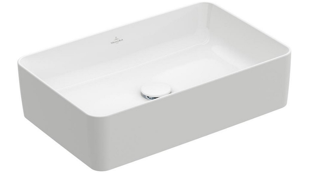 Villeroy & Boch Collaro Rectangular Vessel Basin - Alpine White
