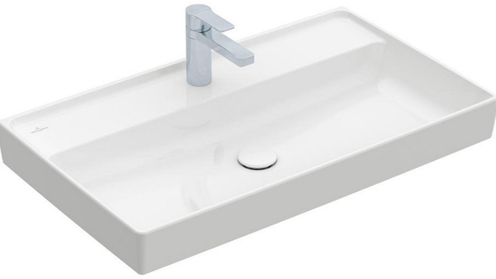 Villeroy & Boch Collaro 800 Wall Basin with 1 Tap Hole - Alpine White