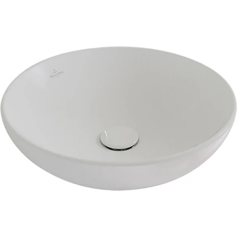 Villeroy & Boch Loop Slim 420 Round Vessel Basin - Stone White