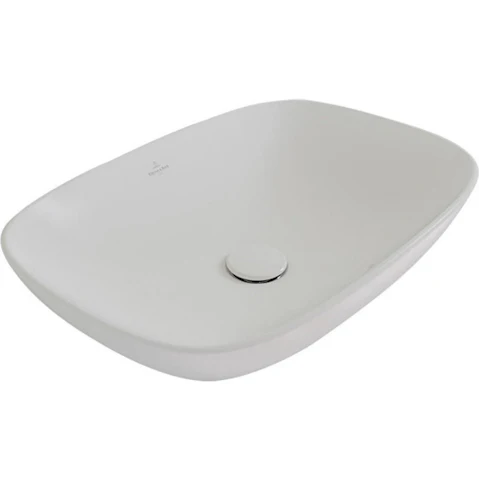 Villeroy & Boch Loop Slim 560 Rectangular Vessel Basin - Stone White