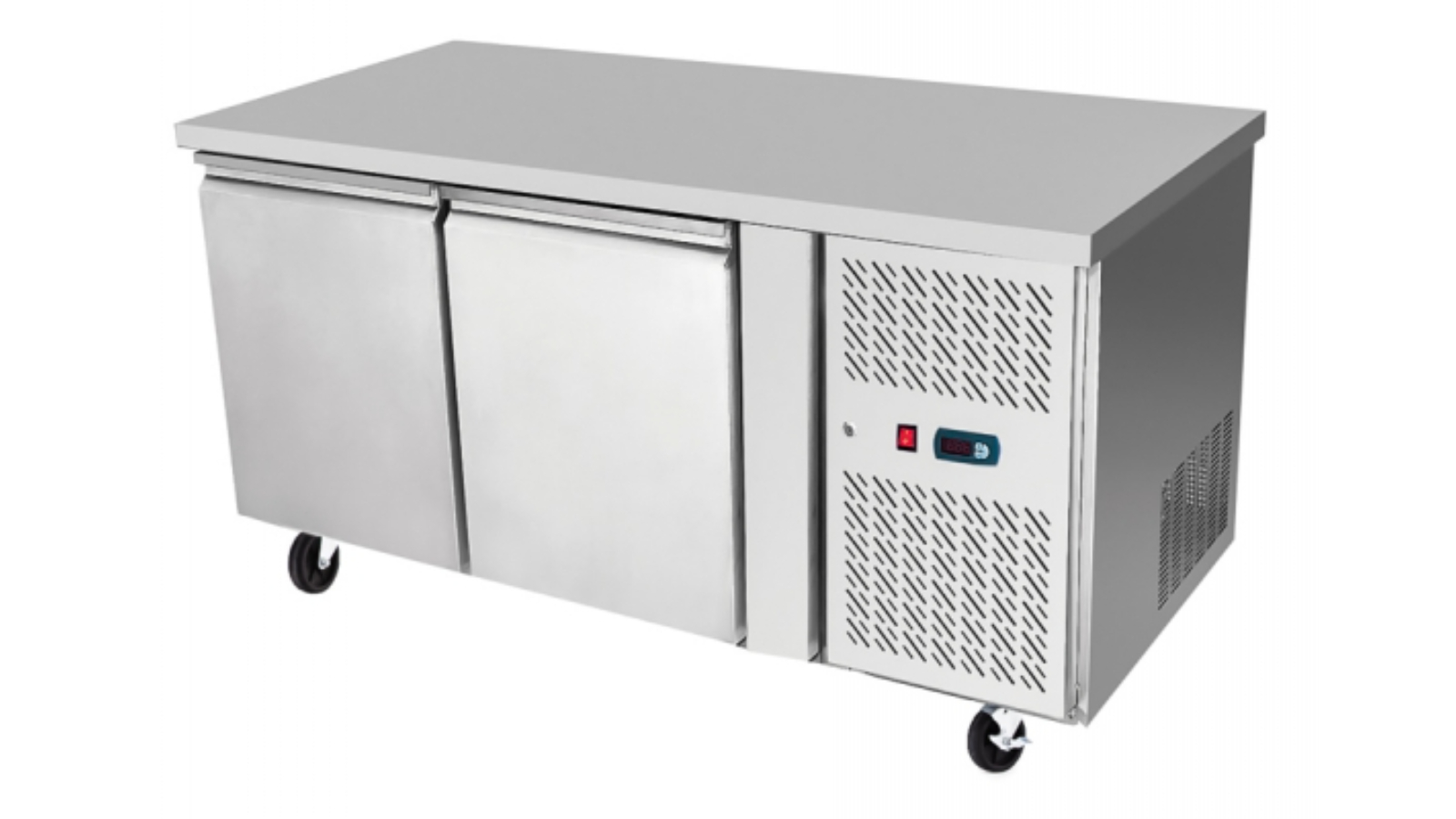 Atosa Commercial Underbench Two Door Cooling Fridge Table